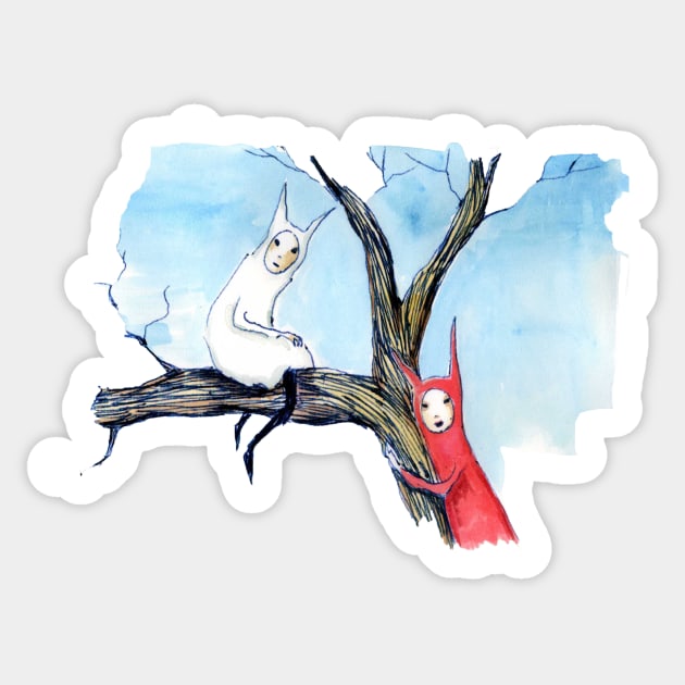 Tree Fiends Sticker by sonofsamorr
